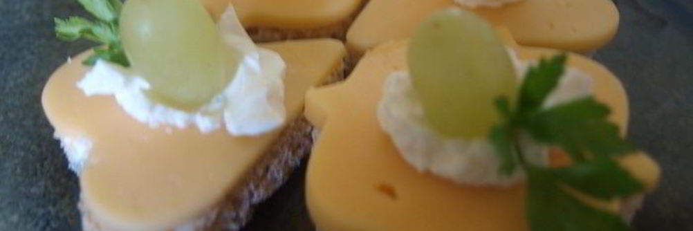 Фигурные канапе