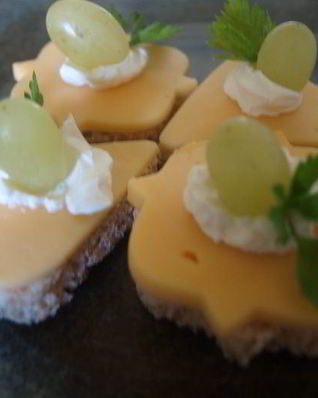 Фигурные канапе