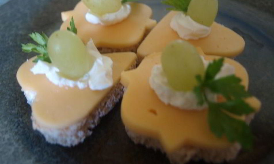 Рецепт фигурных канапе