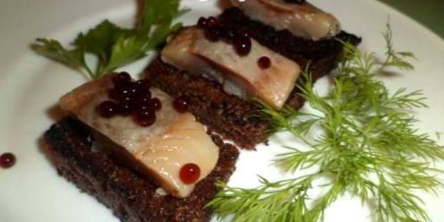 канапе чернушки