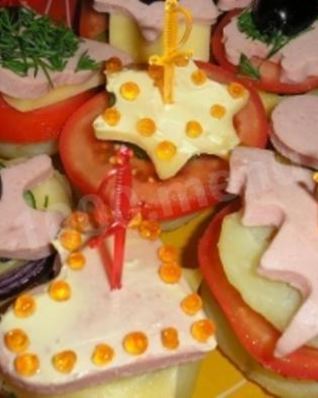 Канапе для детского дня рождения