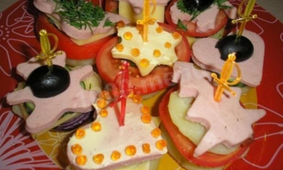 Рецепт канапе для детского дня рождения