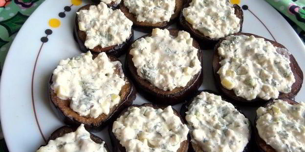 канапе из баклажанов