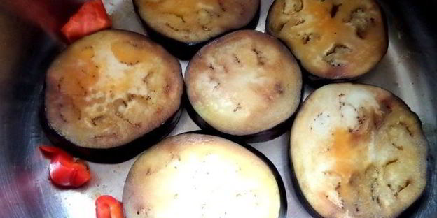 канапе из баклажанов