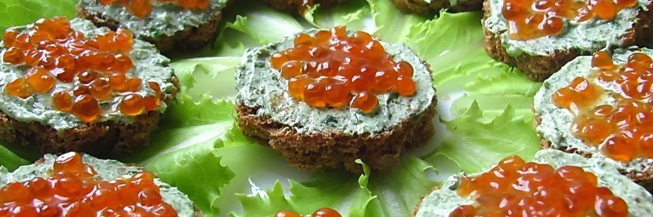 Канапе к шампанскому