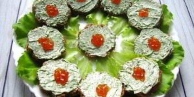 канапе к шампанскому