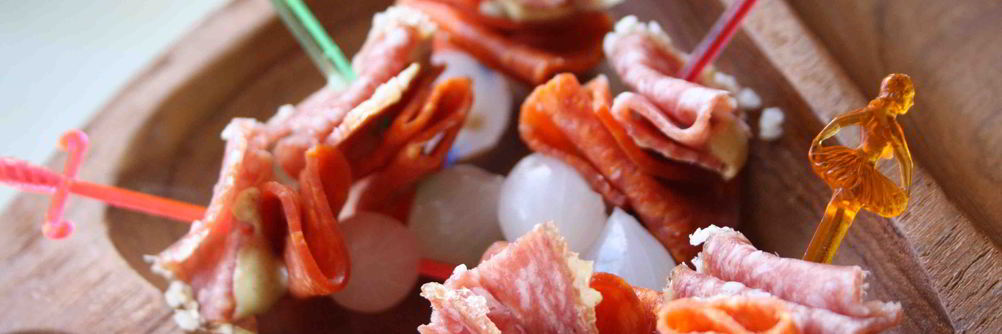 Канапе мясные