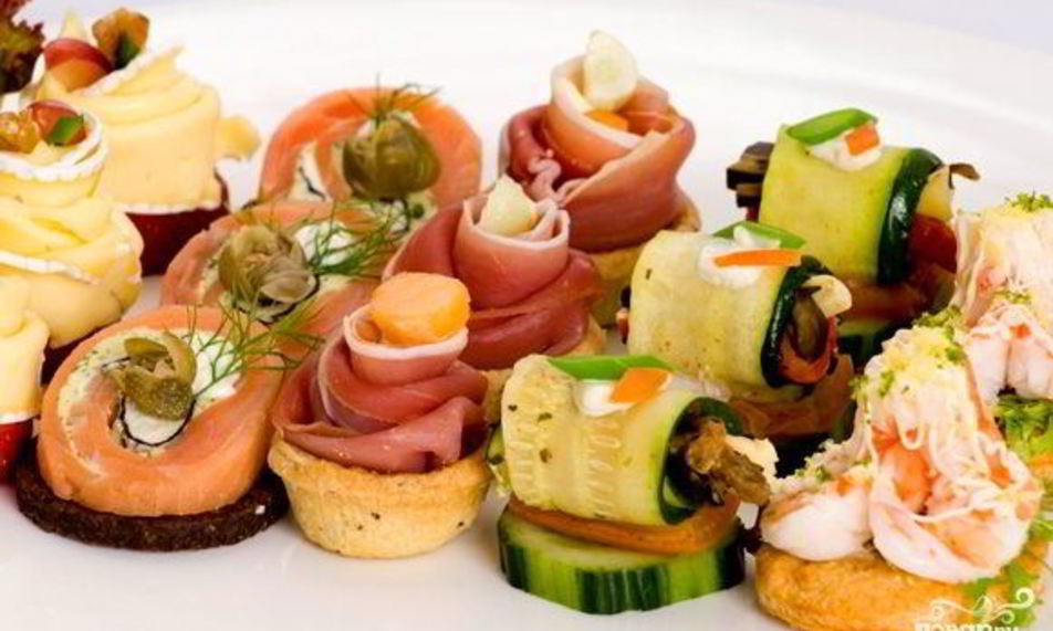 Рецепт канапе на свадьбу