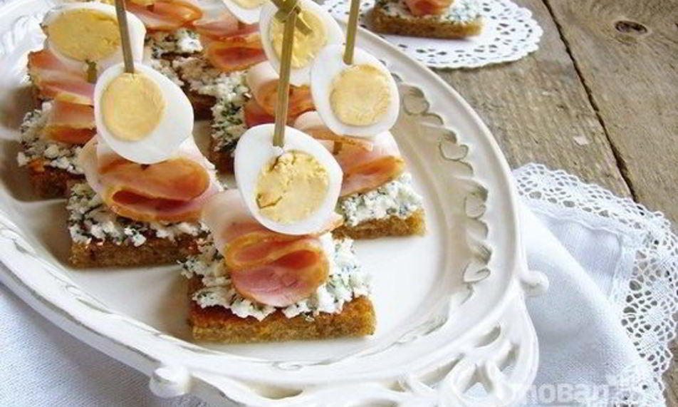 Рецепт канапе нежность
