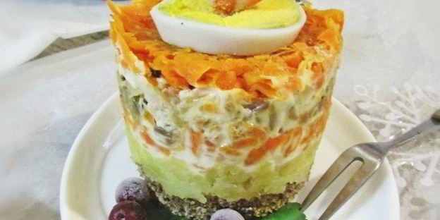 канапе праздничное