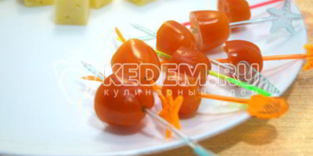 канапе рождественский венок