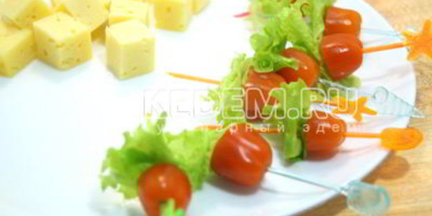 канапе рождественский венок