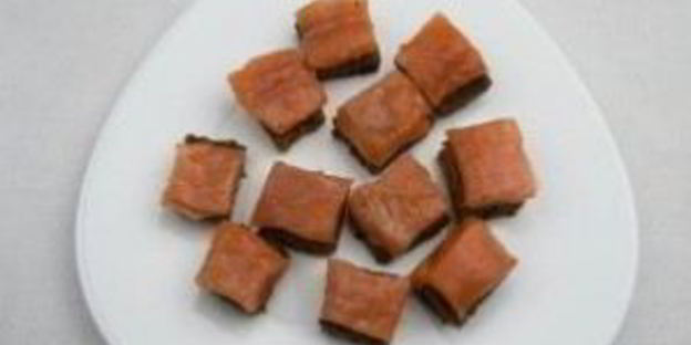 канапе с дыней