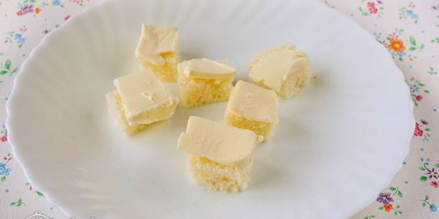 канапе с семгой и огурцом