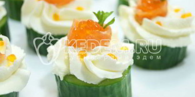 новогоднее канапе