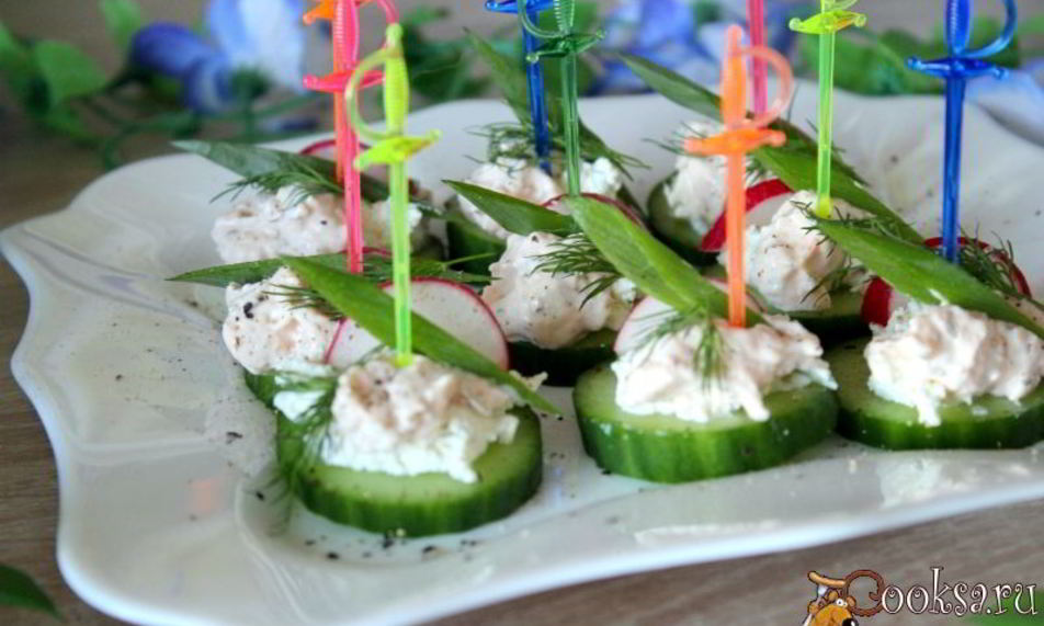 Рецепт овощных канапе девичьи посиделки