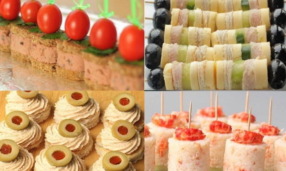 Рецепт простых канапе