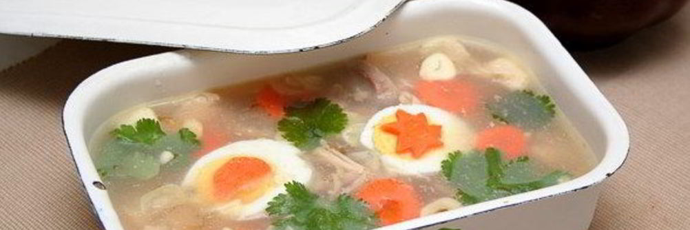 Холодец из домашней курицы