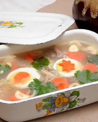 Холодец из домашней курицы