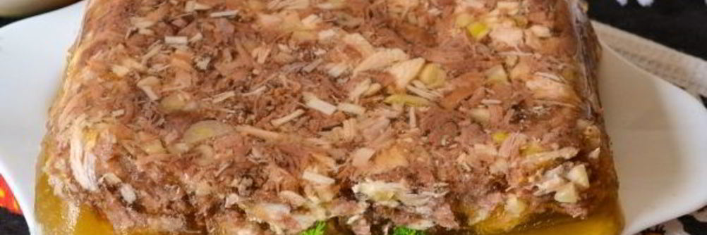 Холодец из говядины и курицы