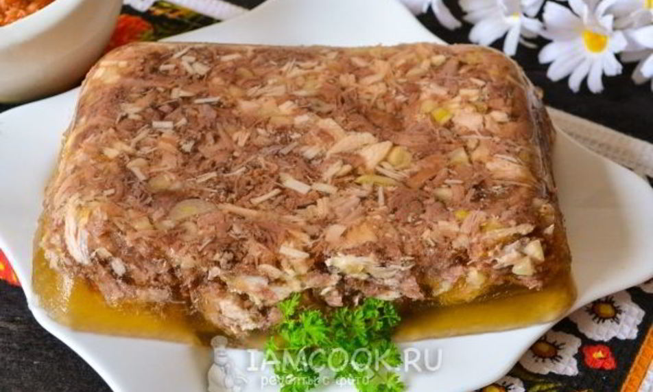 Рецепт холодца из говядины и курицы