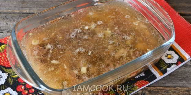 холодец из говядины и курицы