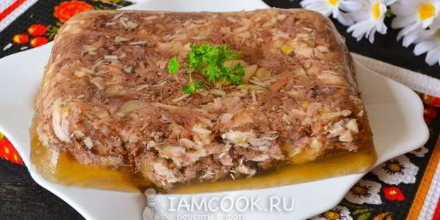холодец из говядины и курицы