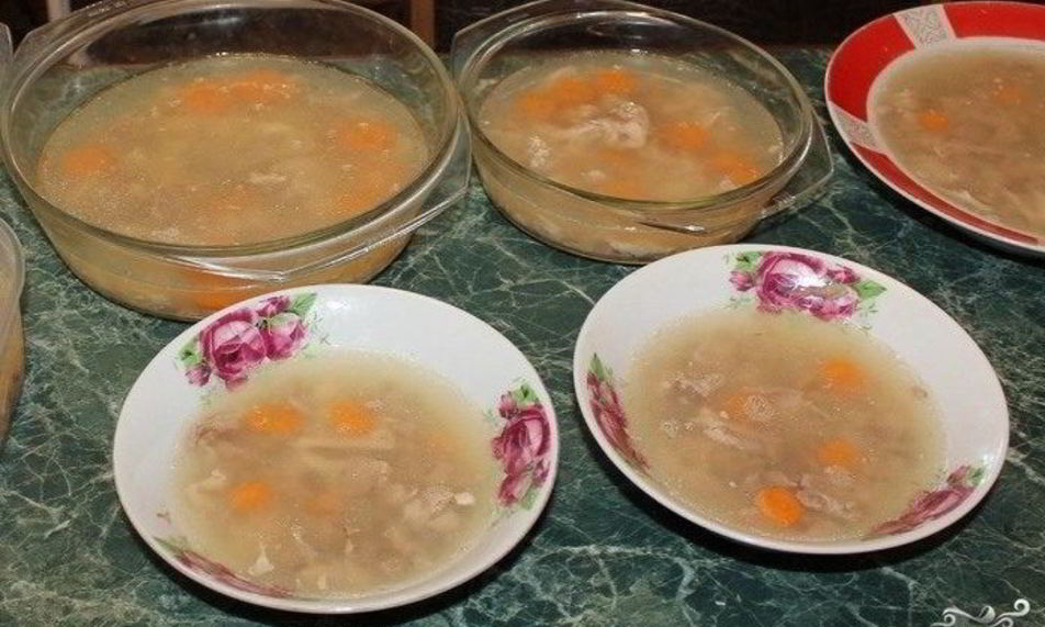 Рецепт холодца из индейки без желатина