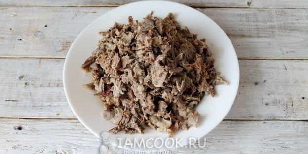 холодец из куриных желудков и свиных ножек