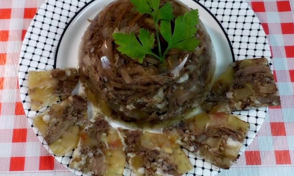 Рецепт холодца из ножек говядины