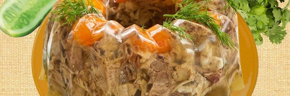 Холодец из рульки и индейки