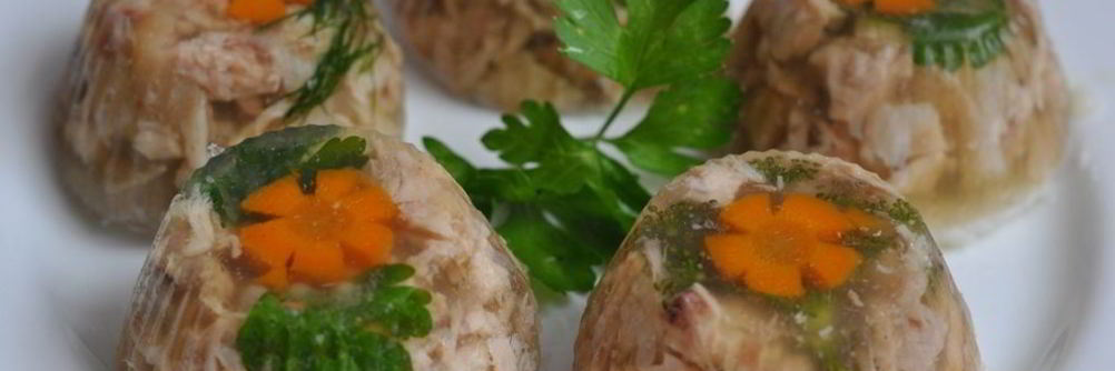 Холодец из рульки и курицы