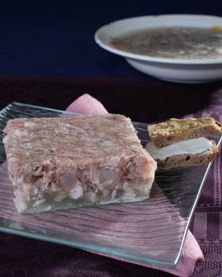 Холодец из свинины и курицы