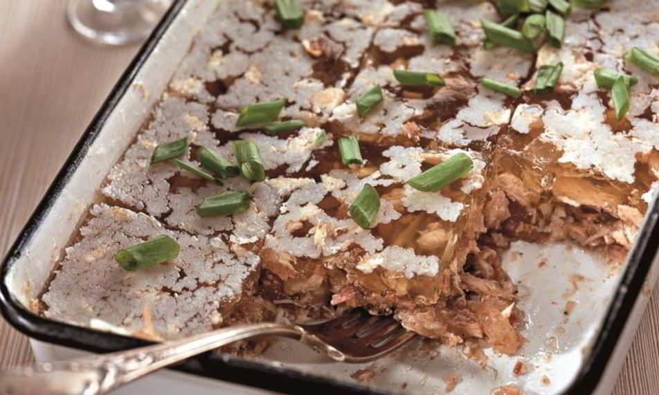 Рецепт холодца из свинины и телятины