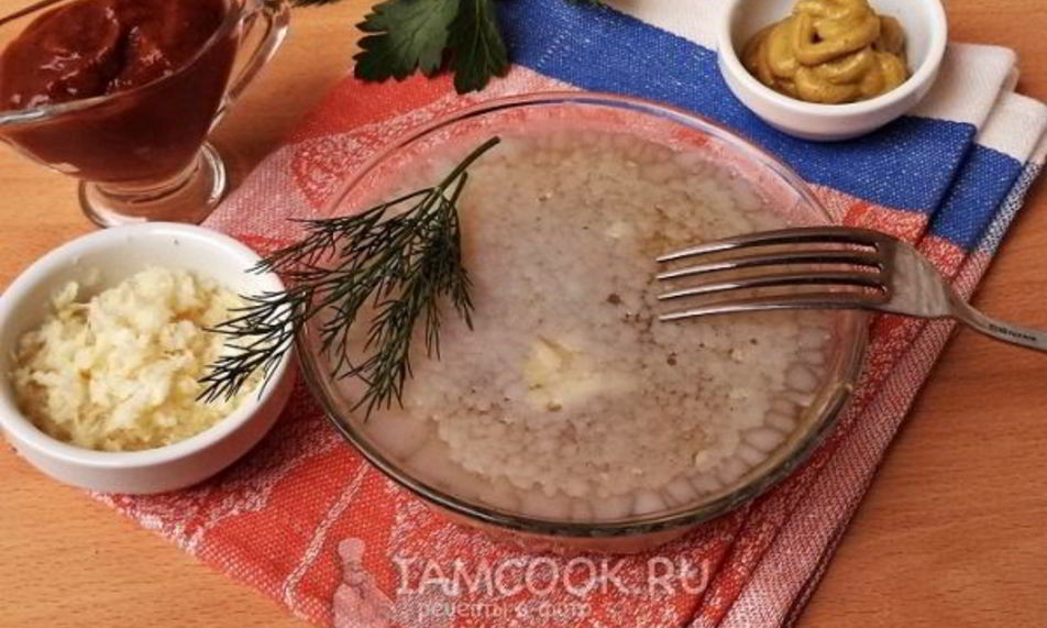 Рецепт холодца из свиной рульки