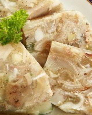 Холодец из телятины и куриных потрошков