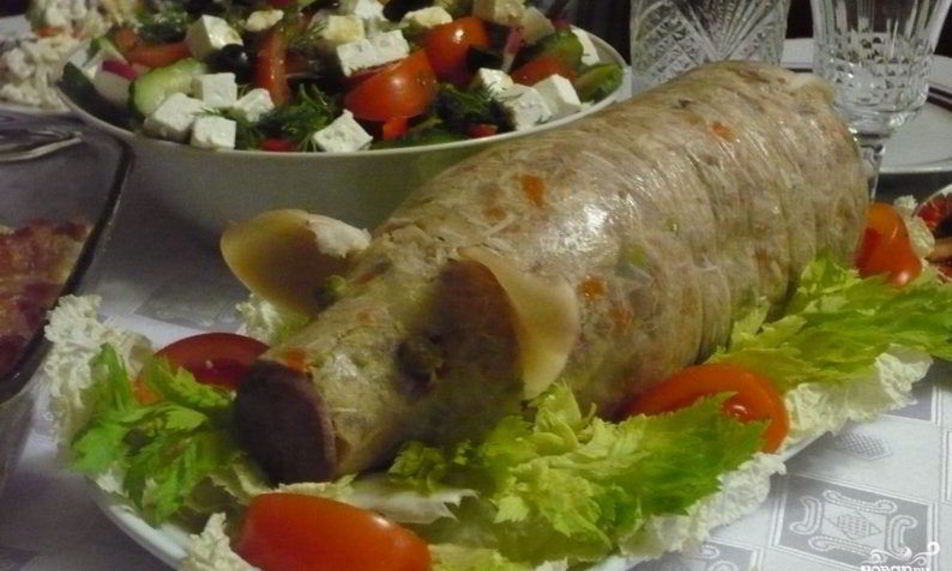 Рецепт холодца в бутылке