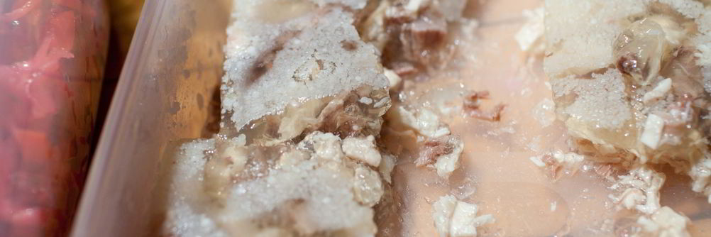 Куриный холодец с говядиной