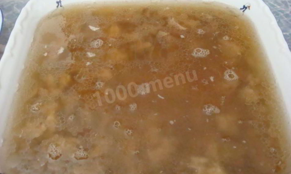 Рецепт студня холодец в мультиварке из свиных ножек