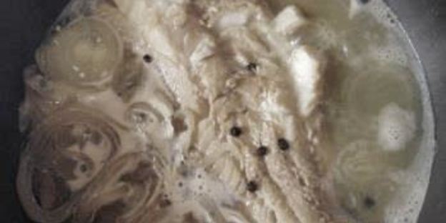 томатный холодец с белой рыбой