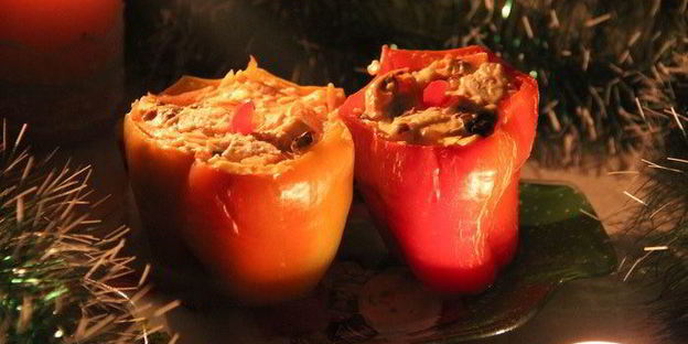 холодная закуска рождественские свечи