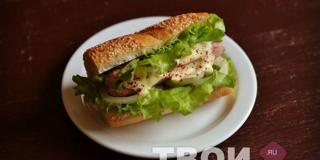 домашний хот дог