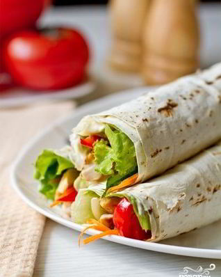 Хот-дог в лаваше