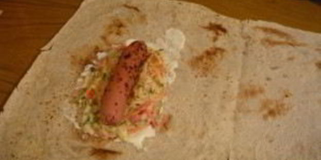 хот-дог в лаваше