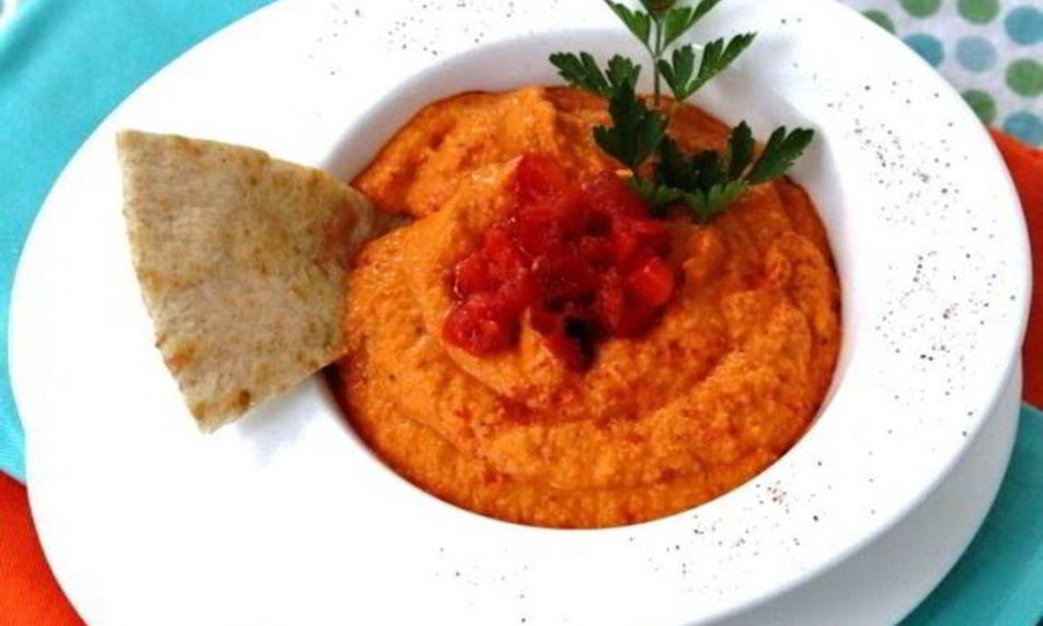 Рецепт хумуса с болгарским перцем