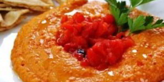 хумус с болгарским перцем