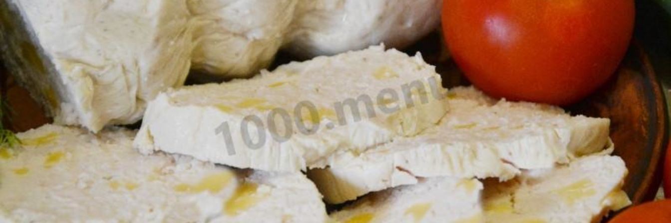 Колбаса домашняя куриная с сыром
