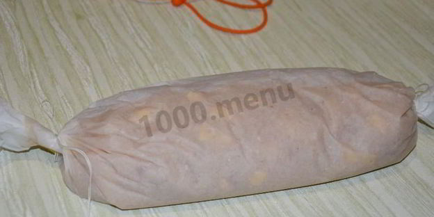 колбаса домашняя куриная с сыром