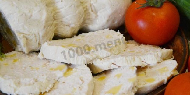 колбаса домашняя куриная с сыром