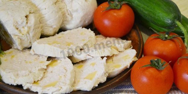 колбаса домашняя куриная с сыром